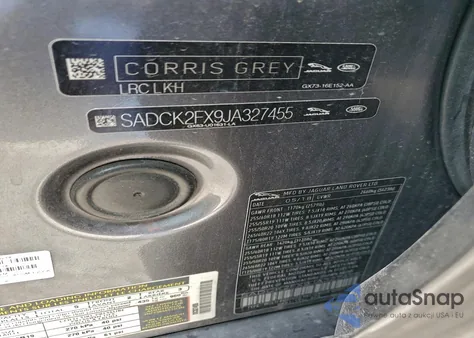 2018 Jaguar F-Pace Prestige z USA, uszkodzony, nr VIN SADCK2FX9JA327455